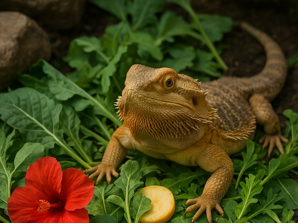 safe plants for bearded dragon